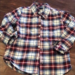 Baby Gap plaid button down shirt
